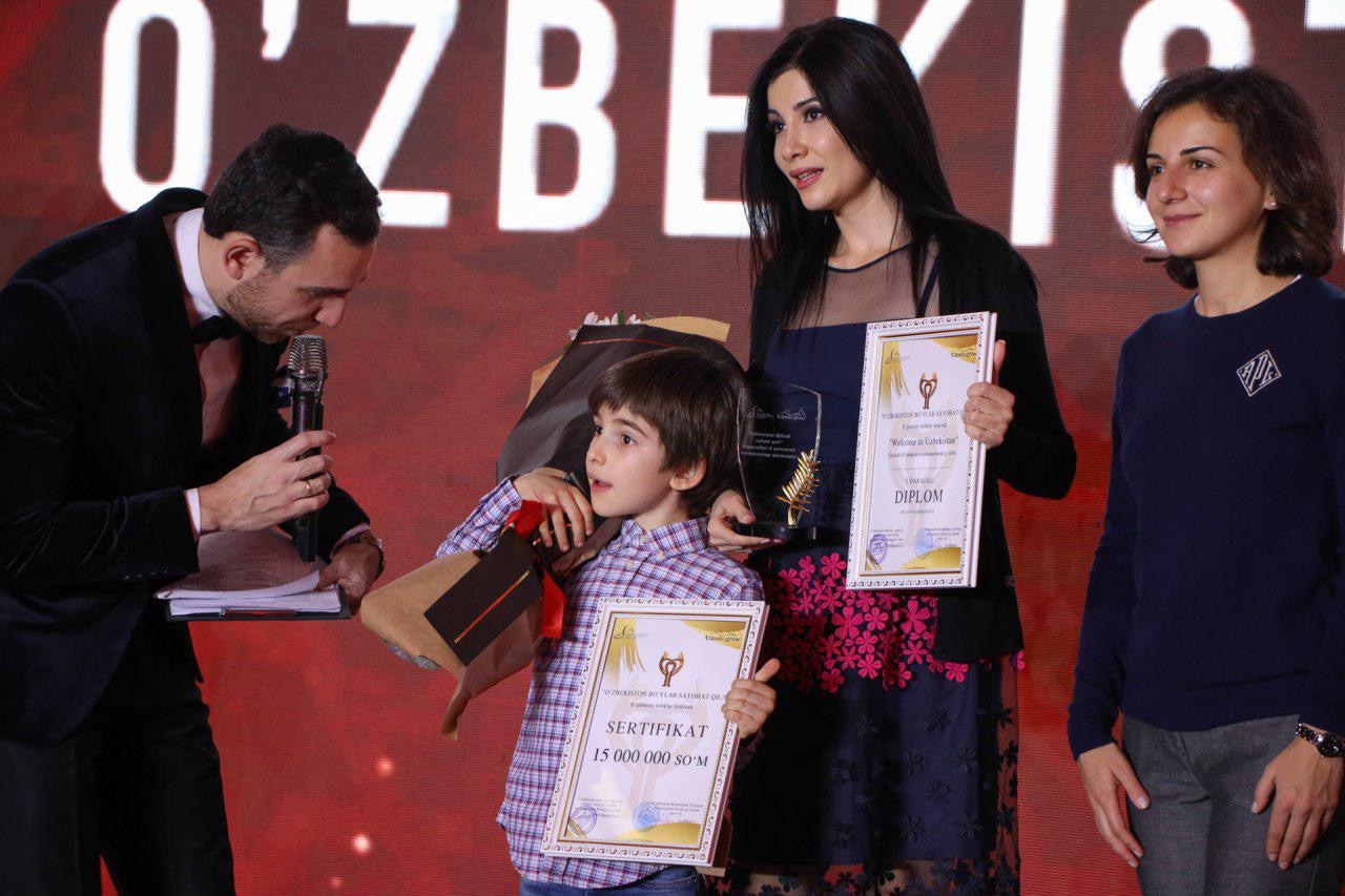 Награждение на фестивале Welcome to Uzbekistan